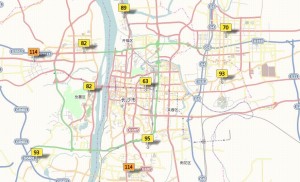 AQI-Changsha_map