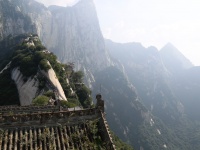 Wanderung im Huashan-Gebirge