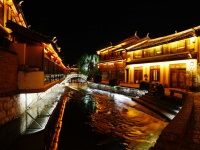 Im südlichen Lijian bei Nacht